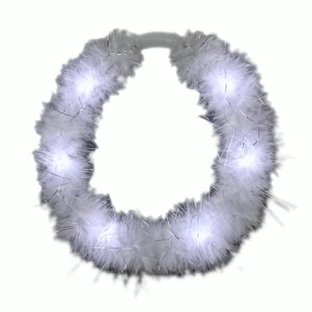 Endless Games LED White Feather Angel Halo Crown Headband EN3330895